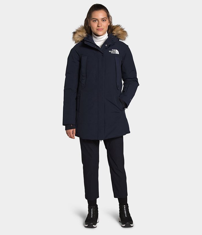 Parka The North Face Mujer Azul Marino New Outerboroughs 53697BCXJ